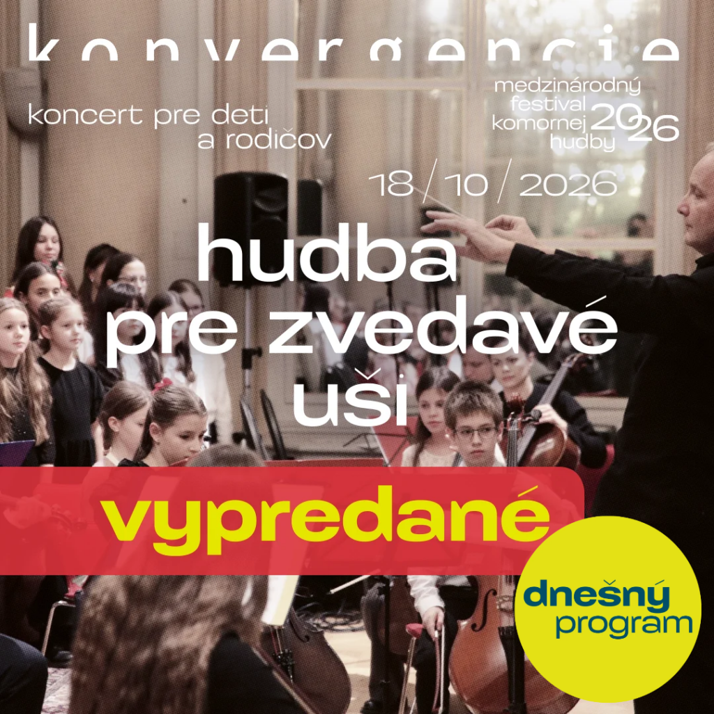 Detsky koncert dnes, vypredane